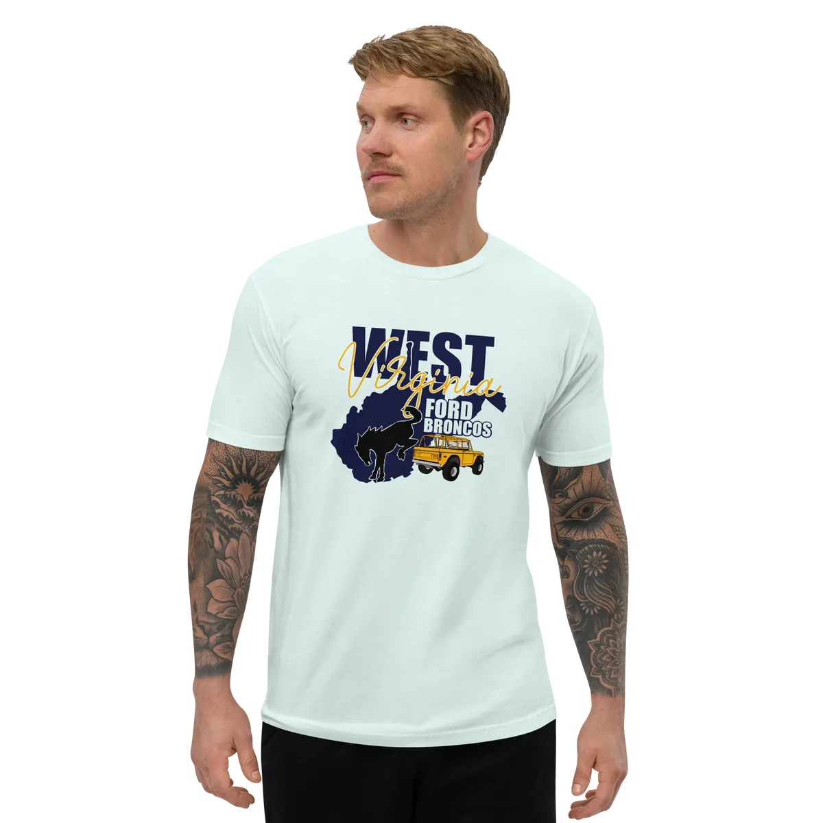 West Virginia Ford Broncos alternative Men's T-Shirt