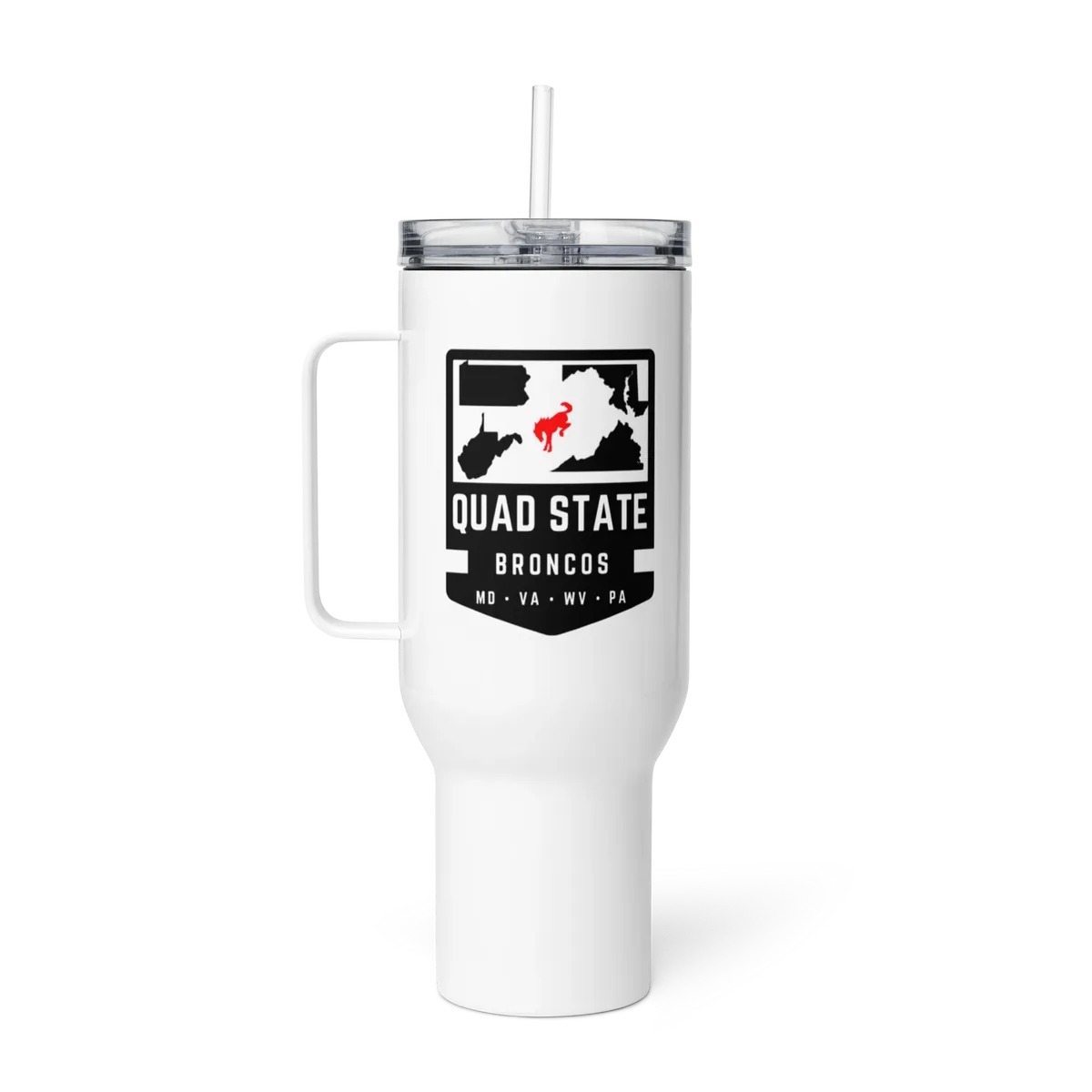 Quad State Broncos Travel Mug