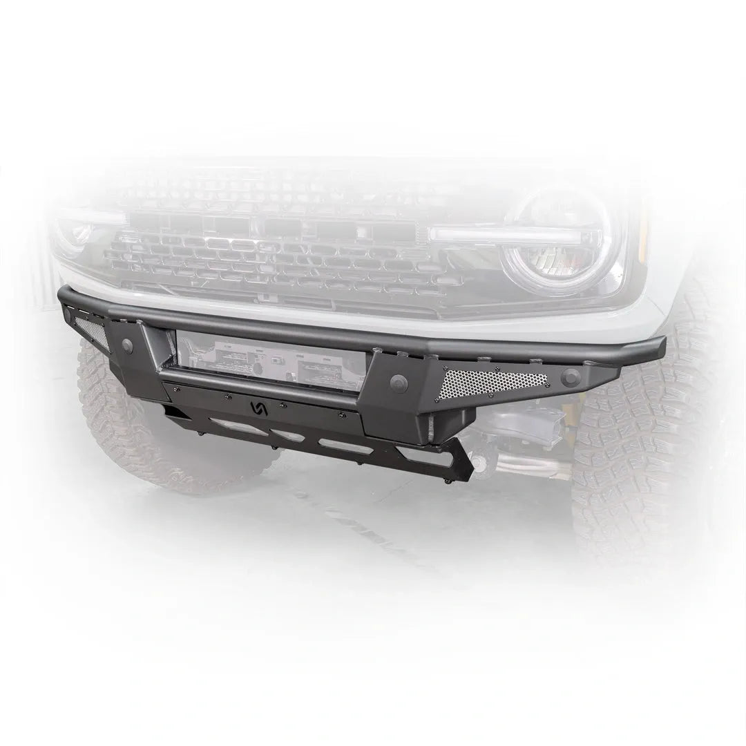 2021+ Ford Bronco Baja Tubular Front Bumper & Skid Plate Main image