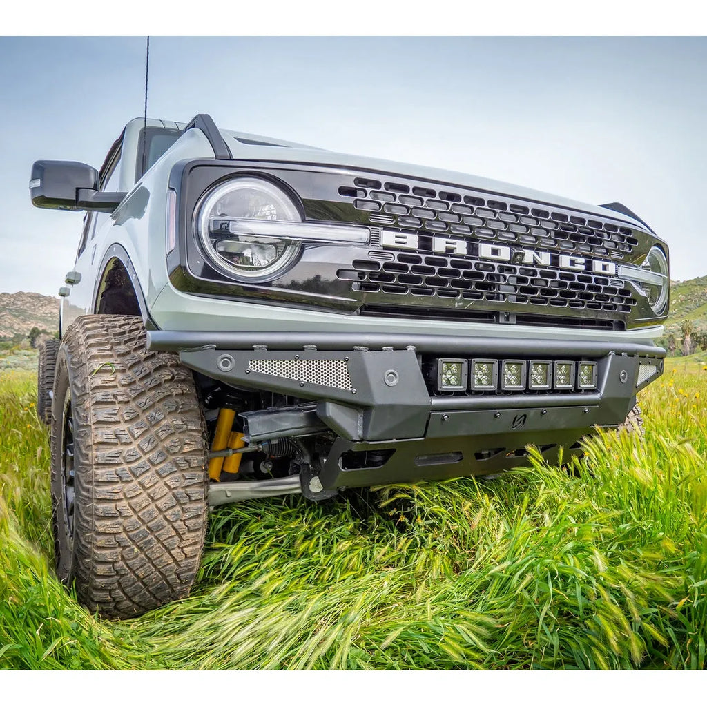 2021+ Ford Bronco Baja Tubular Front Bumper & Skid Plate
