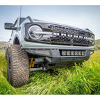 2021+ Ford Bronco Baja Tubular Front Bumper & Skid Plate