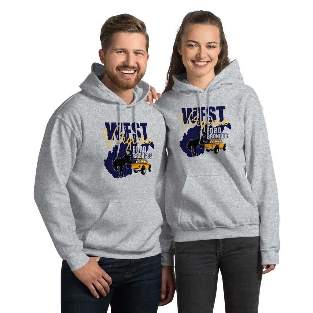 West Virginia Ford Bronco Hoodie