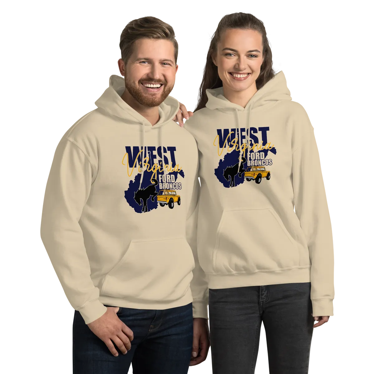 West Virginia Ford Bronco Hoodie