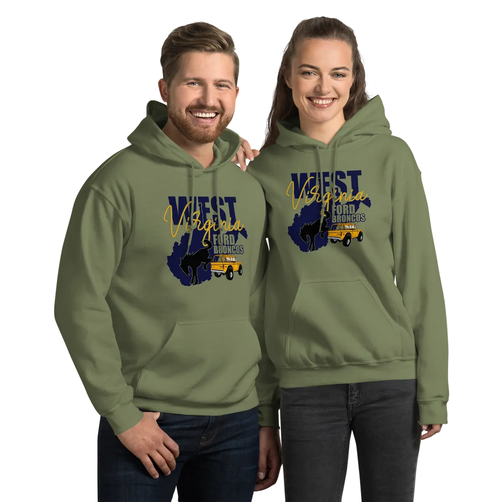 West Virginia Ford Bronco Hoodie
