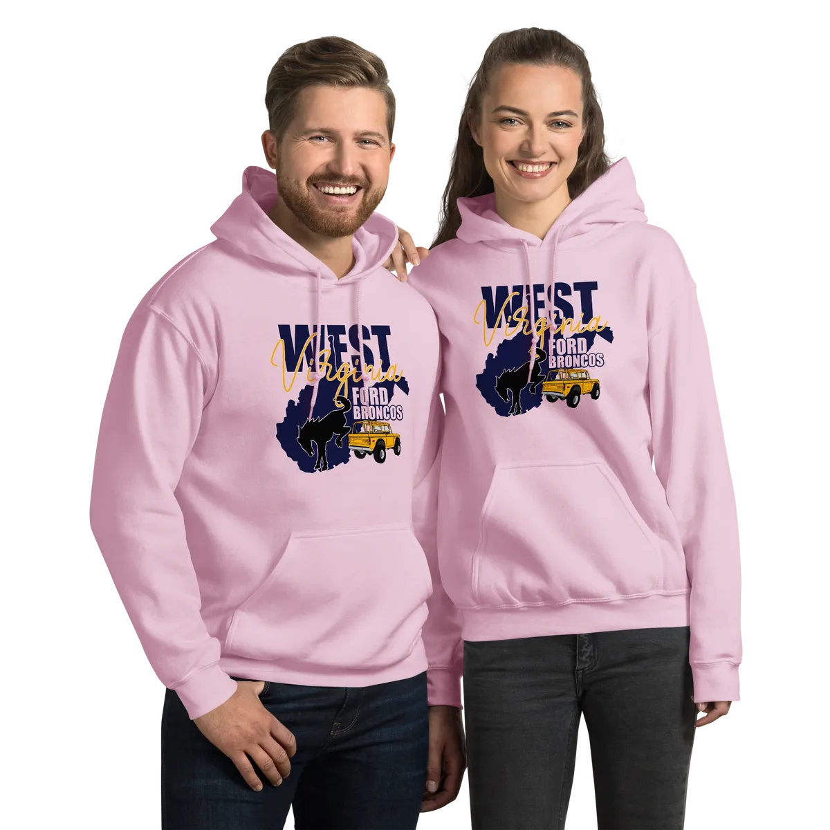 West Virginia Ford Bronco Hoodie