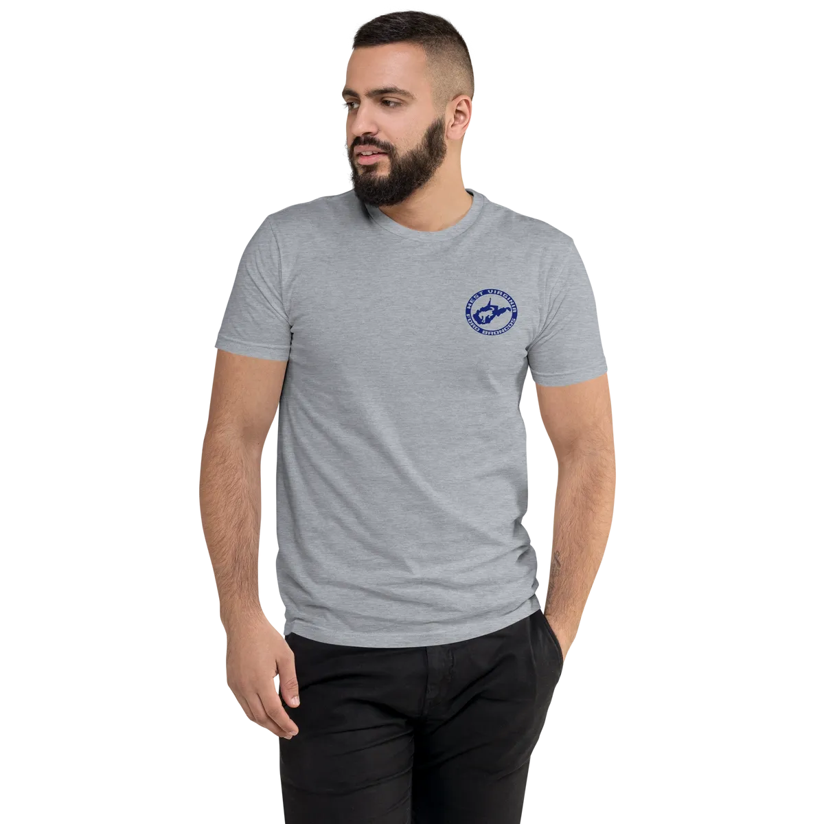 West Virginia Ford Broncos Men's T-Shirt