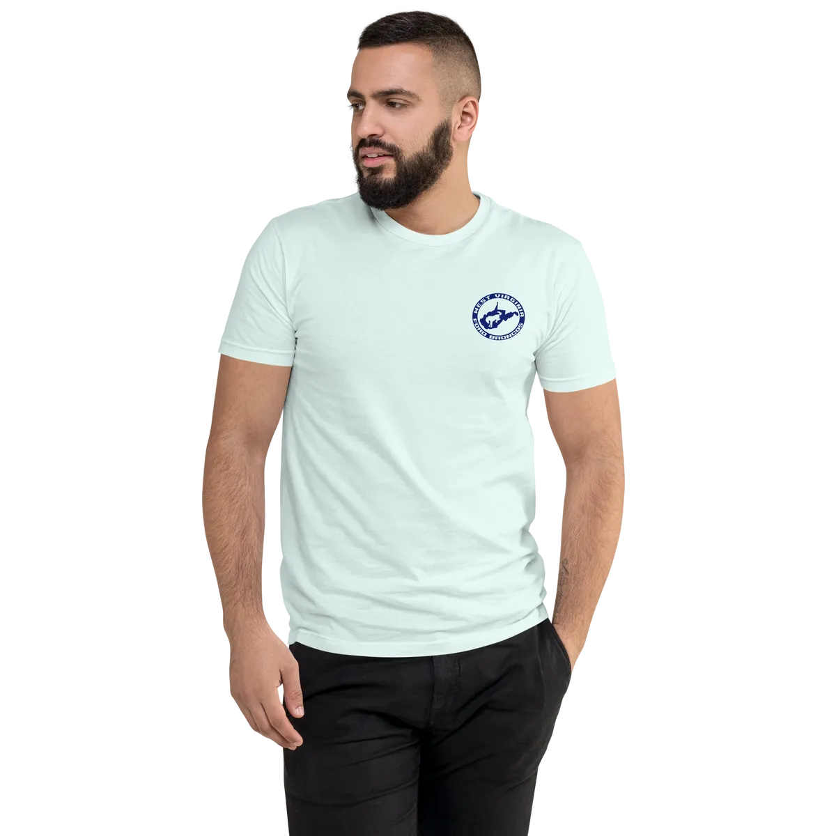 West Virginia Ford Broncos Men's T-Shirt