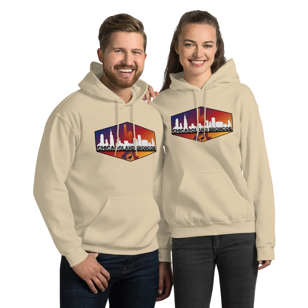 Chicagoland Broncos Hoodies (Front Logo only)