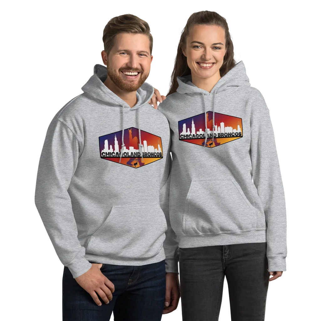 Chicagoland Broncos Hoodies (Front Logo only)