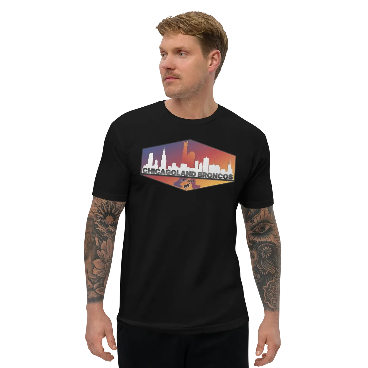 Chicagoland Broncos Men's T-shirt (front logo only) Main image