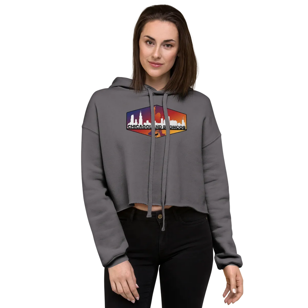 Chicagoland Broncos Crop Hoodie