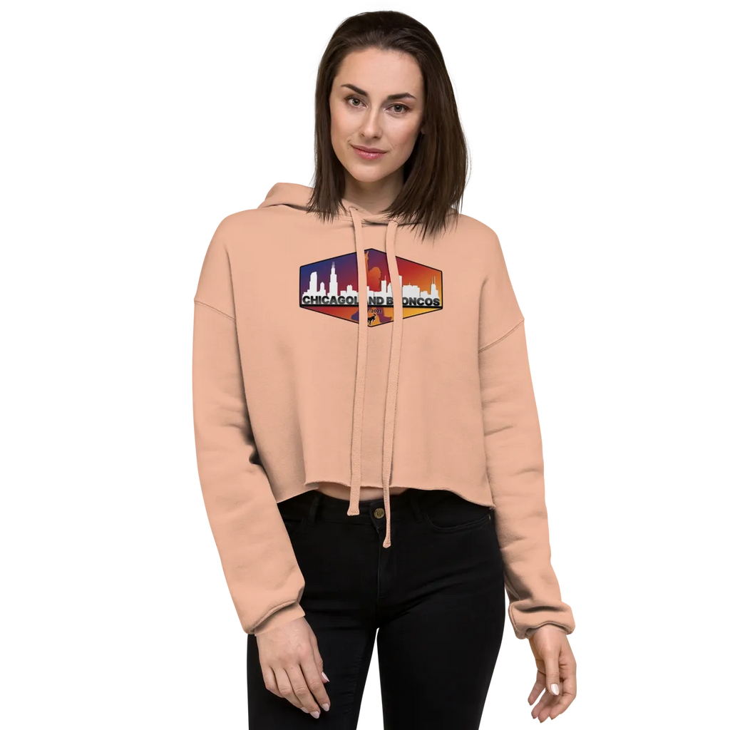 Chicagoland Broncos Crop Hoodie
