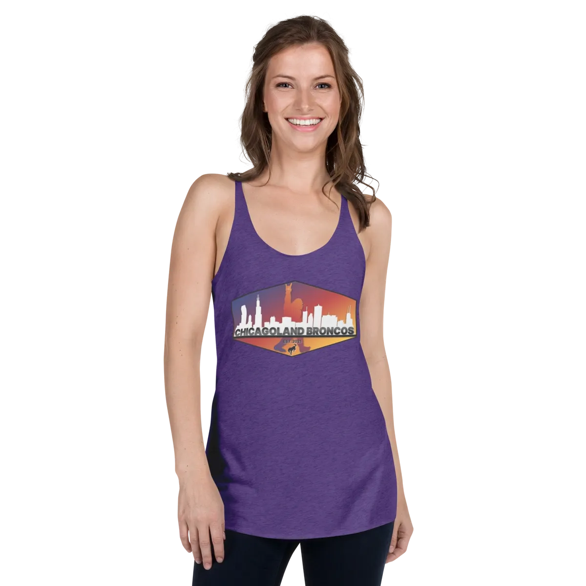Chicagoland Broncos Women's Razorback Tank