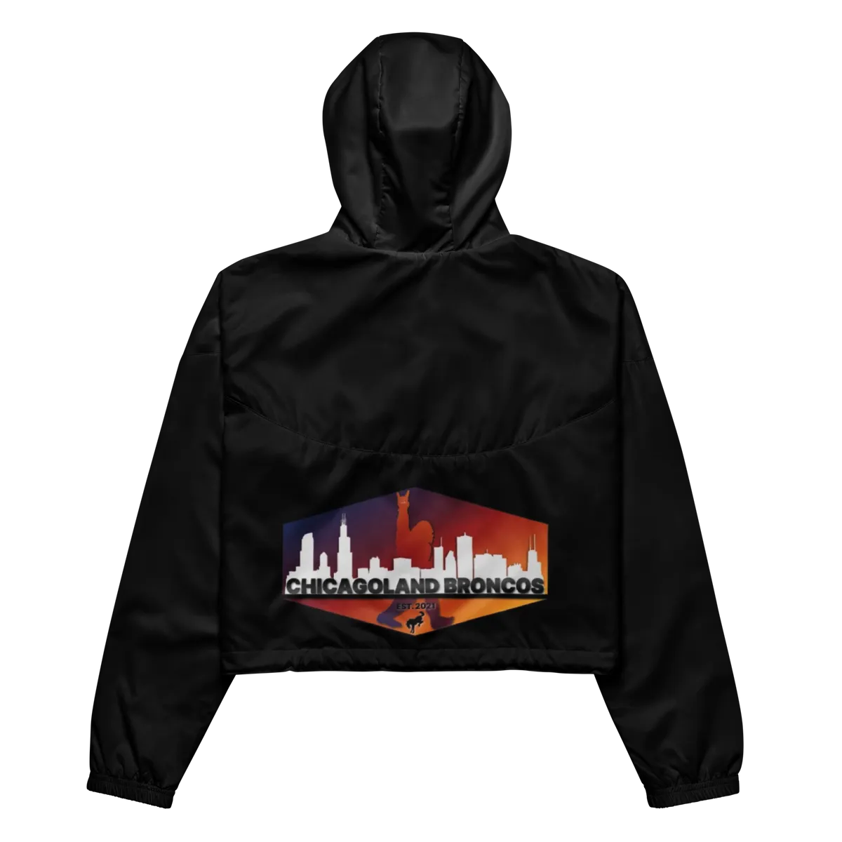 Chicagoland Broncos Women's crop windbreaker Main image