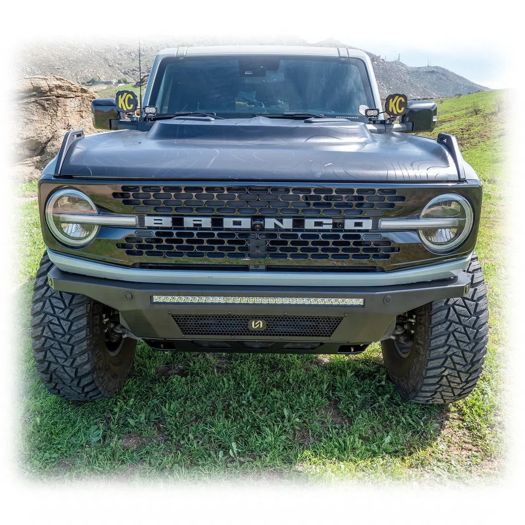 2021+ Ford Bronco Hyperlyte Front Bumper & Skid Plate