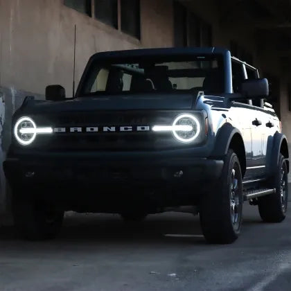 AlphaRex 21+ Ford Bronco/Bronco Raptor NOVA LED Projector Headlights | Black |