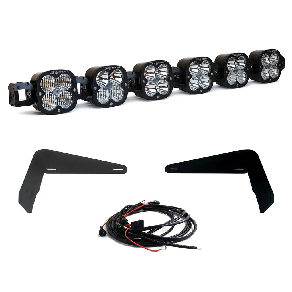 6XL LINKABLE BUMPER LIGHT KIT - FORD 2021-ON BRONCO; 2022-ON BRONCO RAPTOR; NOTE: W/ OEM MODULAR STEEL BUMPER
