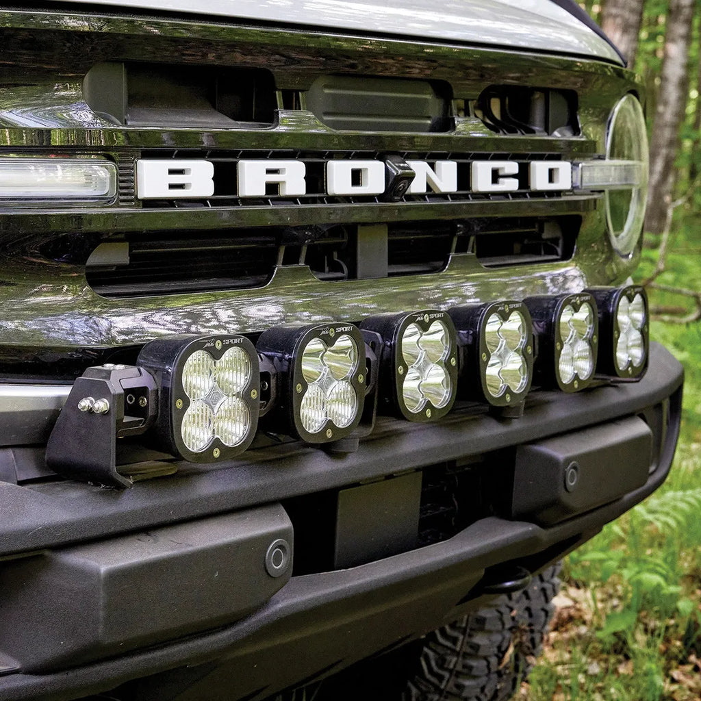 6XL Linkable Bumper Light Kit - Ford 2021-On Bronco; NOTE: w/ OE Plastic Bumper