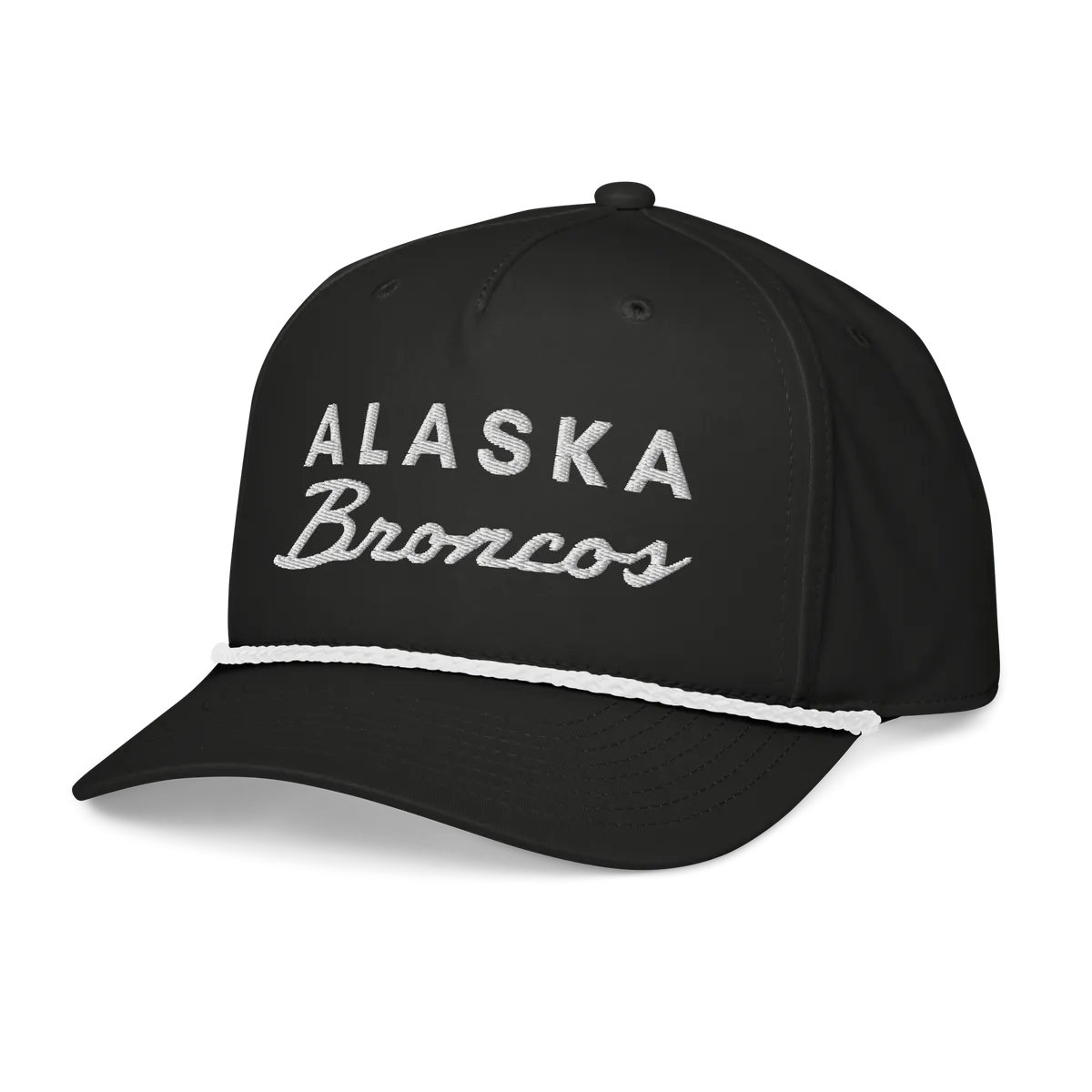 Alaska Broncos rope trucker hat