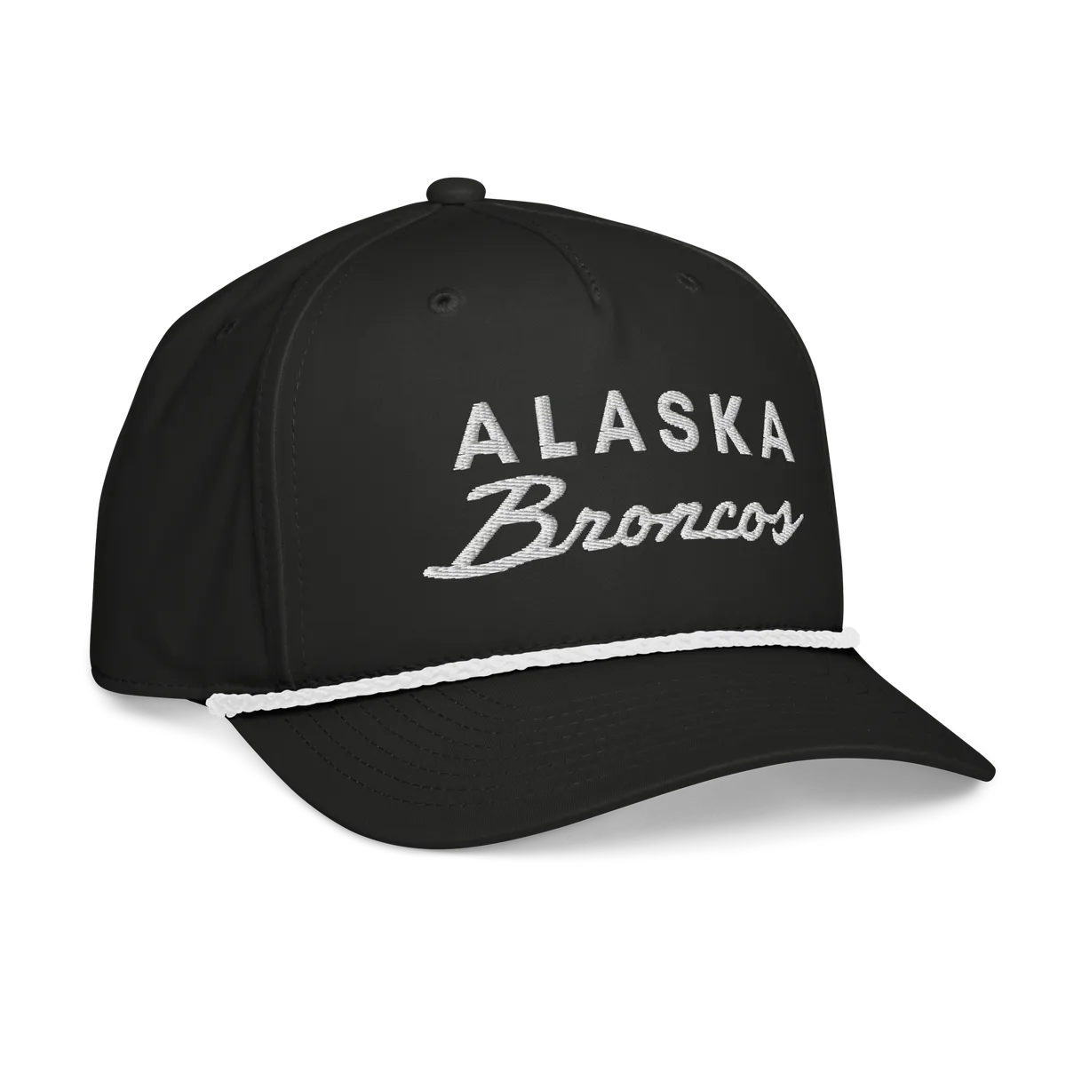 Alaska Broncos rope trucker hat