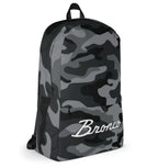 Bronco Outfitters Black Camouflage Backpack