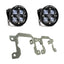 Squadron SAE Fog Pocket Light Kit; 2021-On Bronco NOTE: w/ OEM Plastic Bumper/Capable Bumper