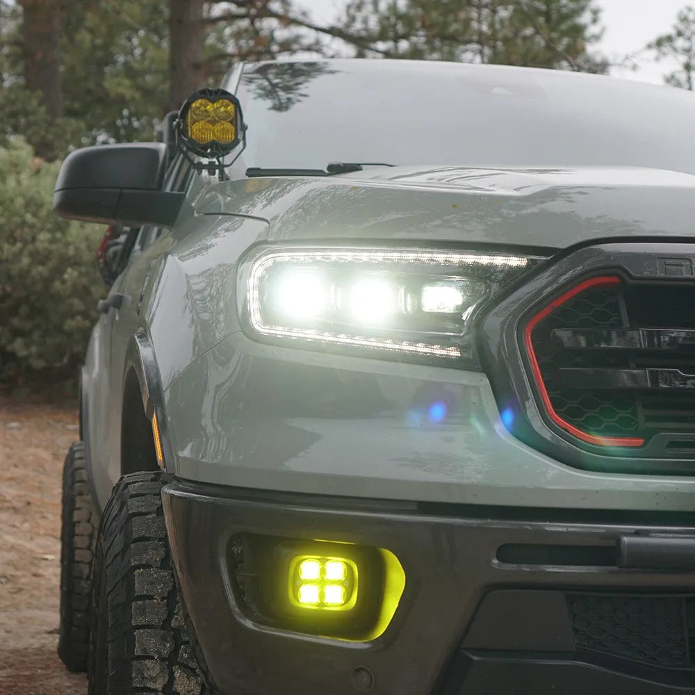 Squadron SAE Fog Pocket Light Kit; 2021-On Bronco NOTE: w/ OEM Plastic Bumper/Capable Bumper