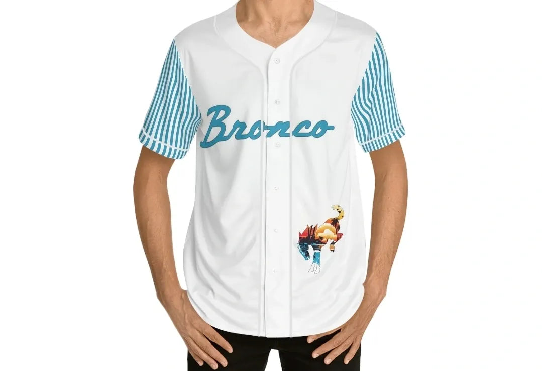 Bronco Tropic Sunsets Women's baseball jersey