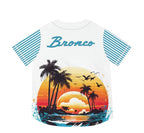 Bronco Tropic Sunsets Women's baseball jersey
