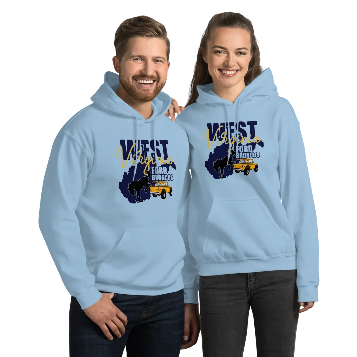 West Virginia Ford Bronco Hoodie Alternative