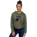 West Virginia Ford Broncos Crop Hoodie Alternative