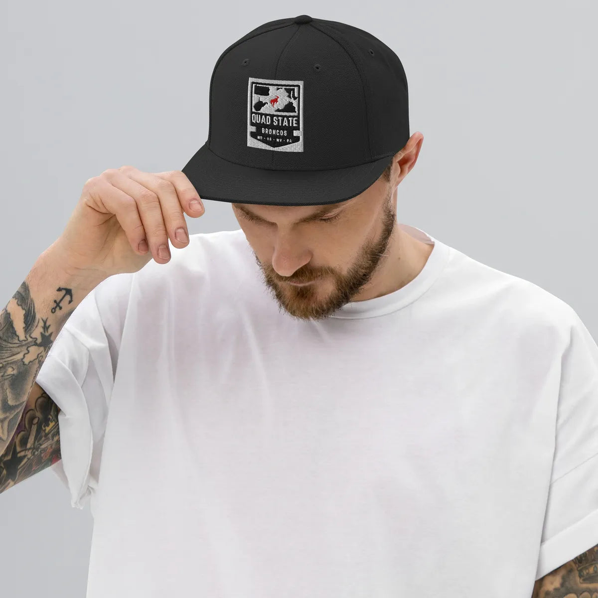 Quad State Broncos classic snapback