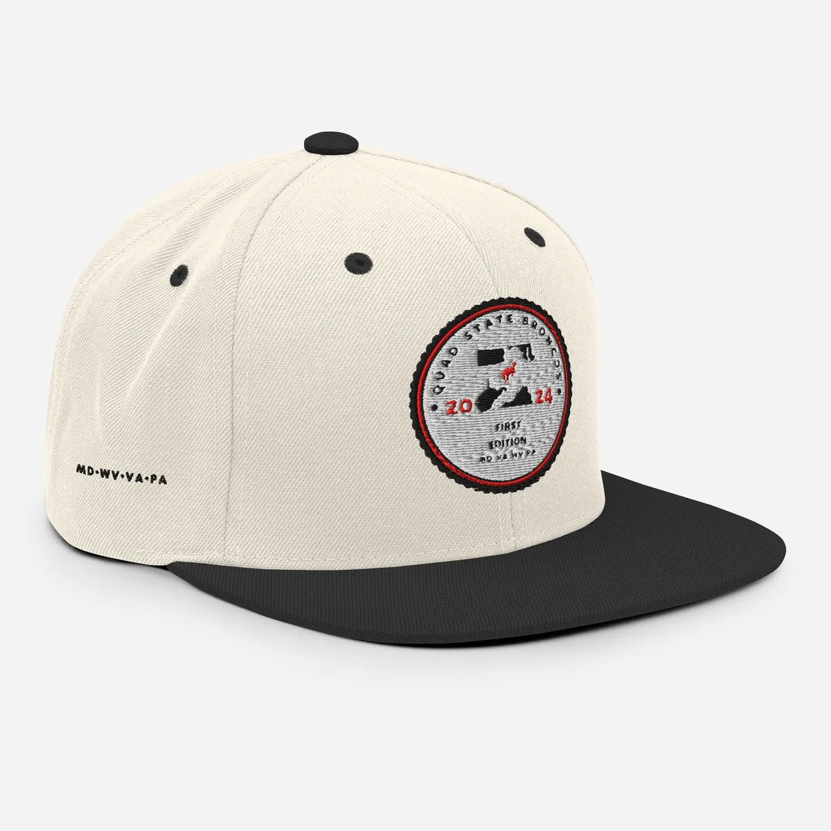 Quad State Broncos first edition off white snapback Main image