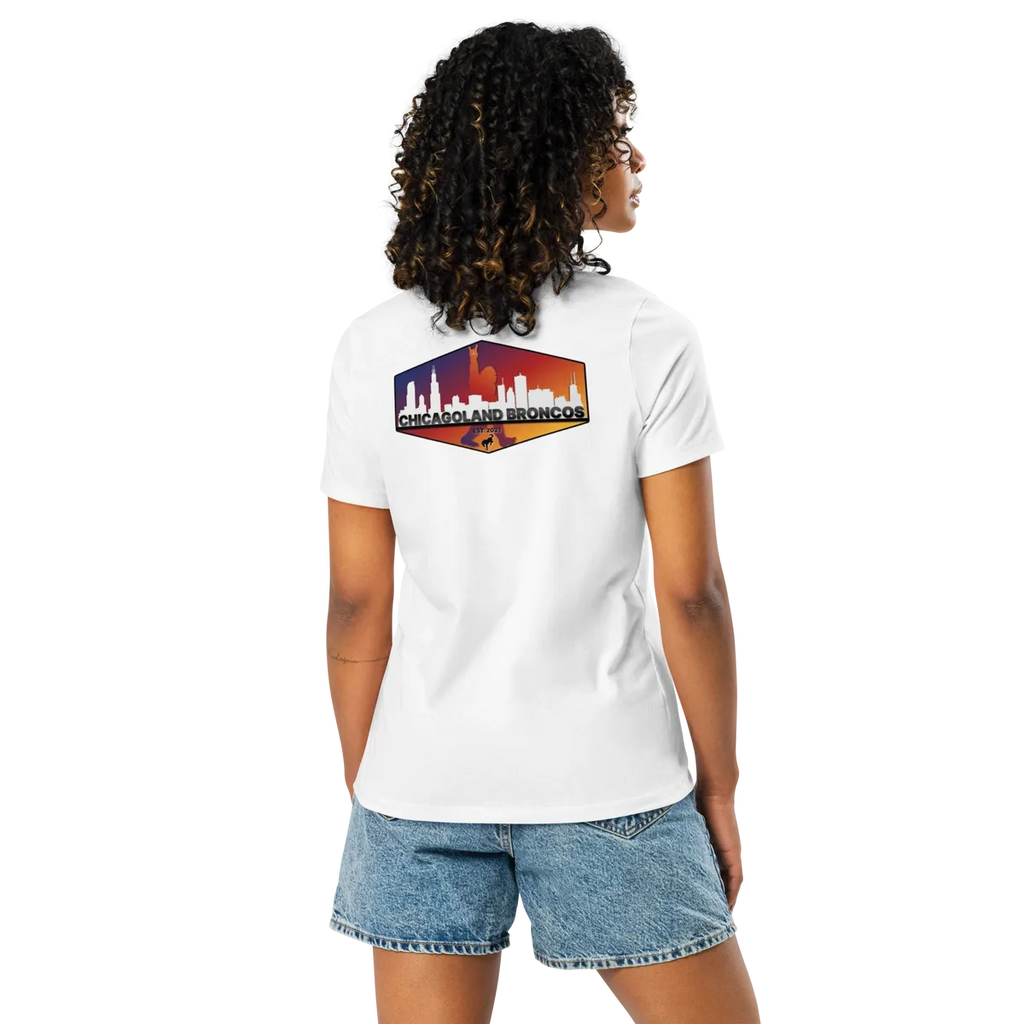 Chicagoland Broncos Women's T-shirt (double side logo)