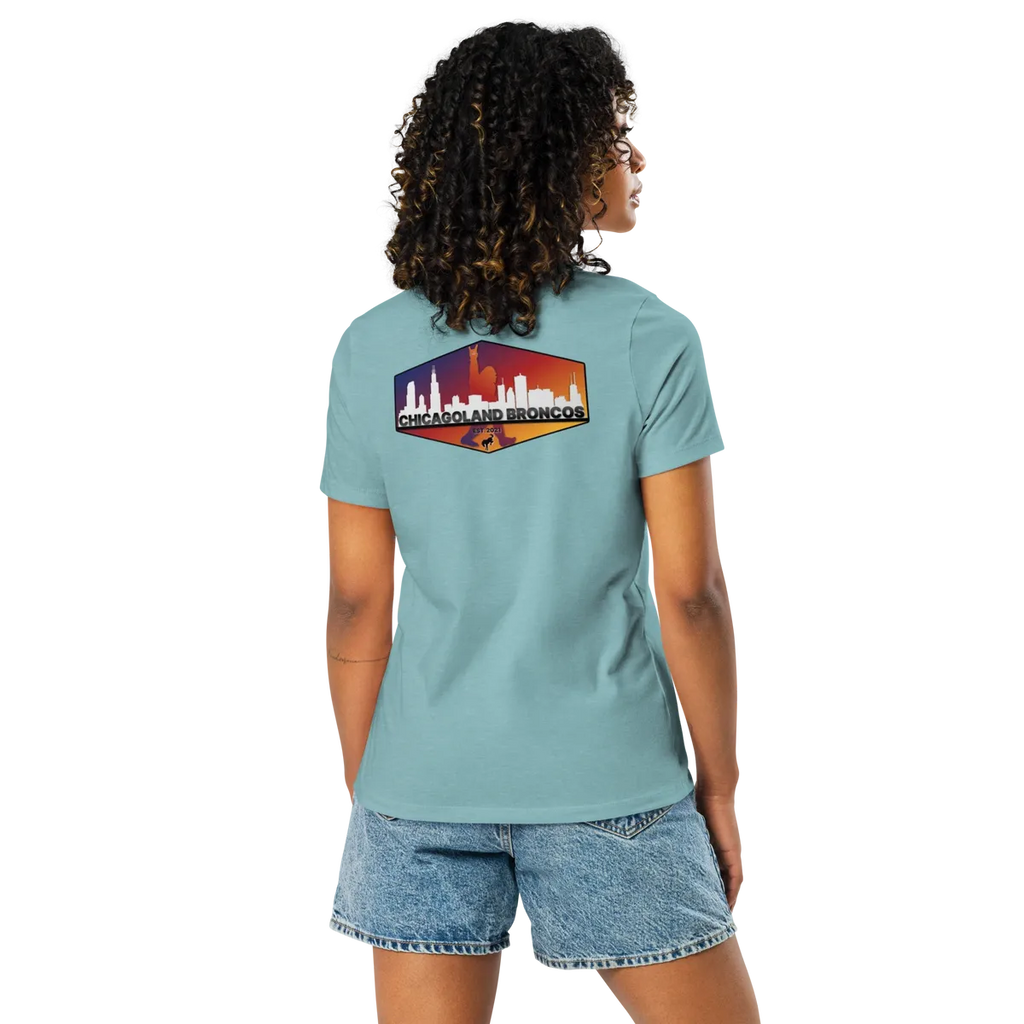 Chicagoland Broncos Women's T-shirt (double side logo)