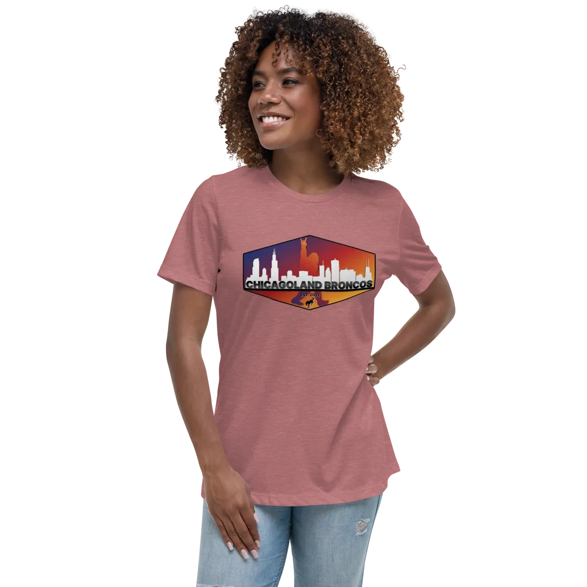Chicagoland Bronco Women's T-shirt (front logo only) Main image