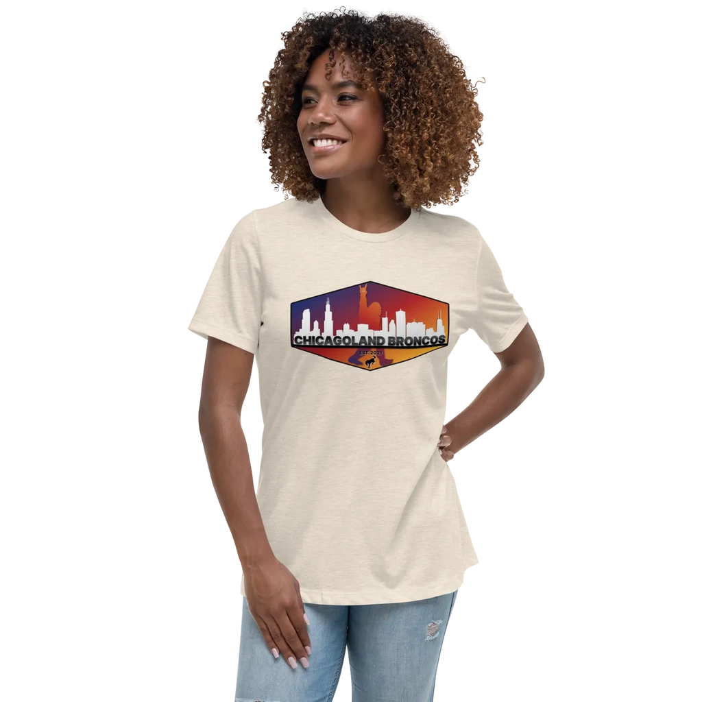 Chicagoland Bronco Women's T-shirt (front logo only)