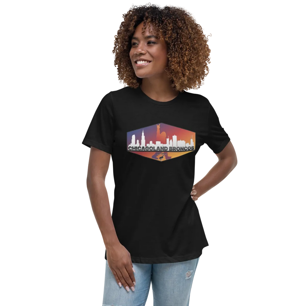 Chicagoland Bronco Women's T-shirt (front logo only)