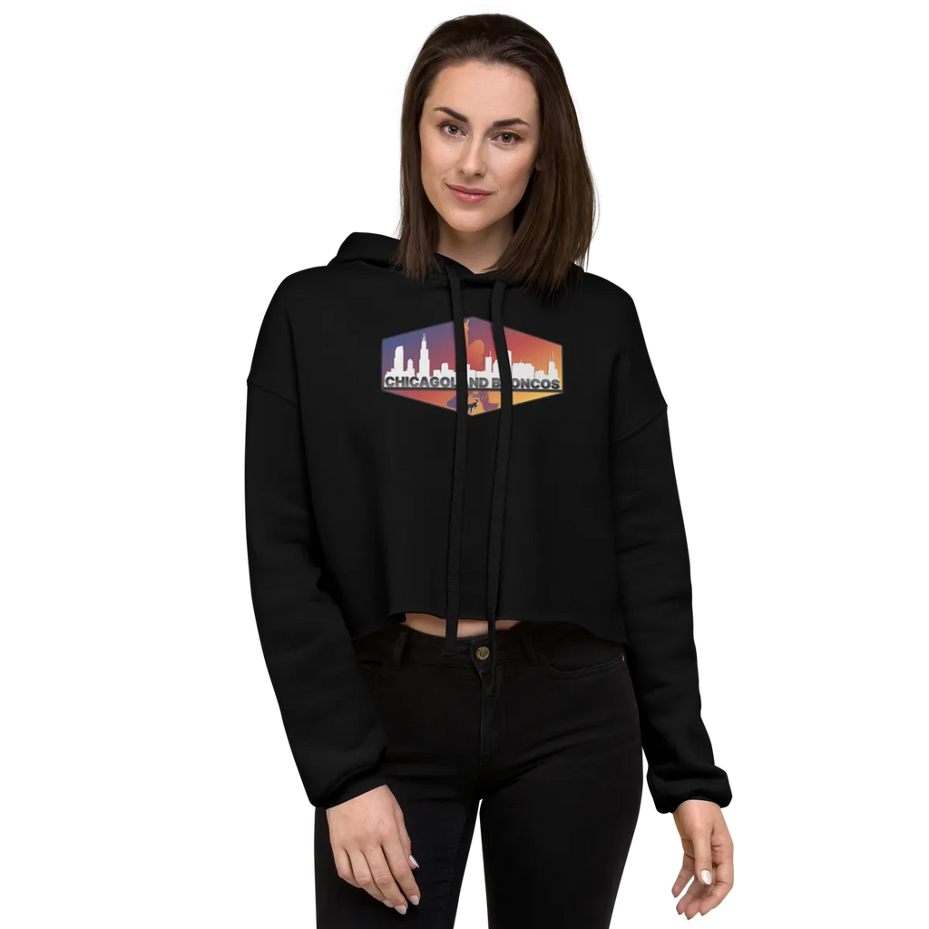 Chicagoland Broncos Crop Hoodie