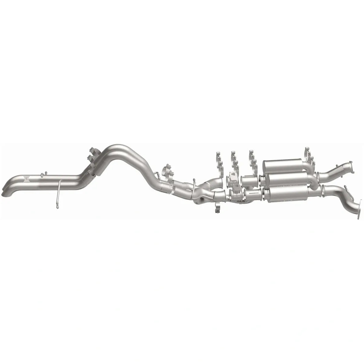 MagnaFlow 2022-2025 Ford Bronco Overland Series Cat-Back Performance Exhaust System (Raptor) Main image