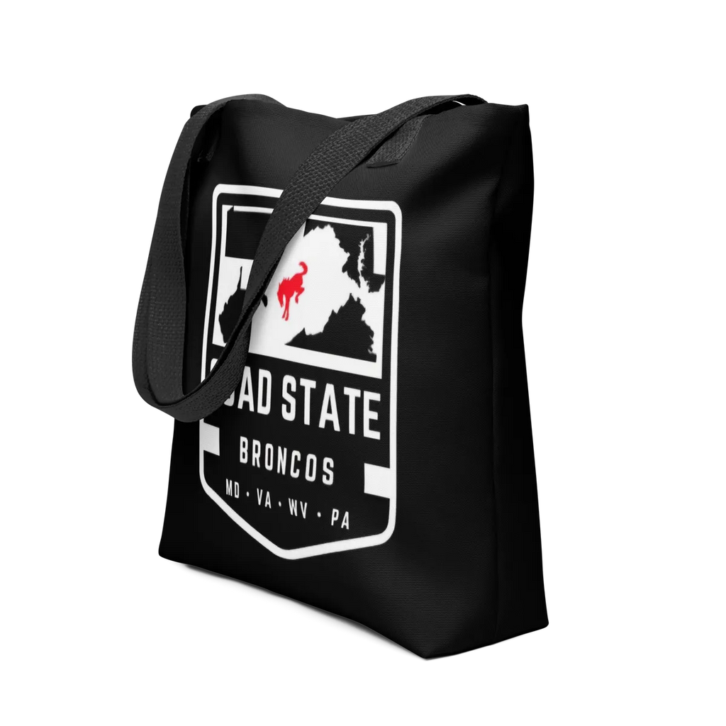 Quad State Broncos Tote bag