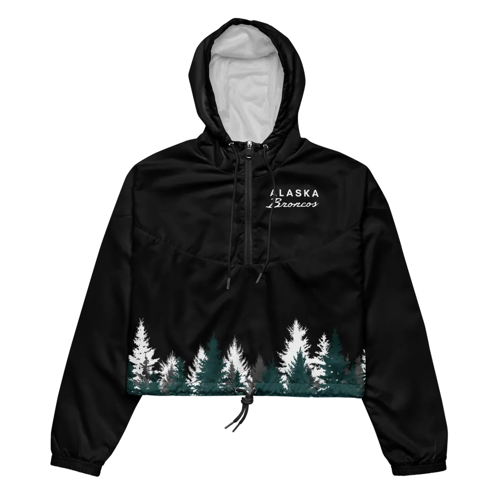 Alaska Broncos Crop windbreaker