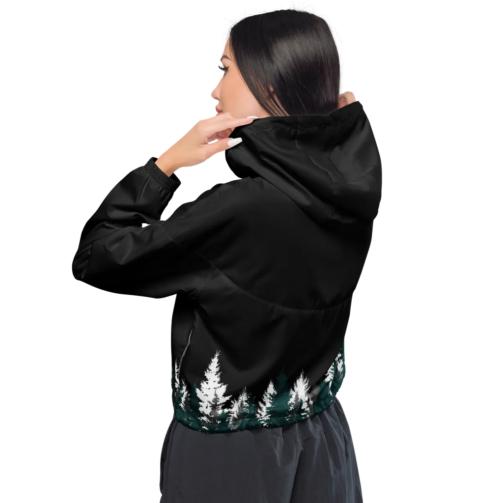 Alaska Broncos Crop windbreaker