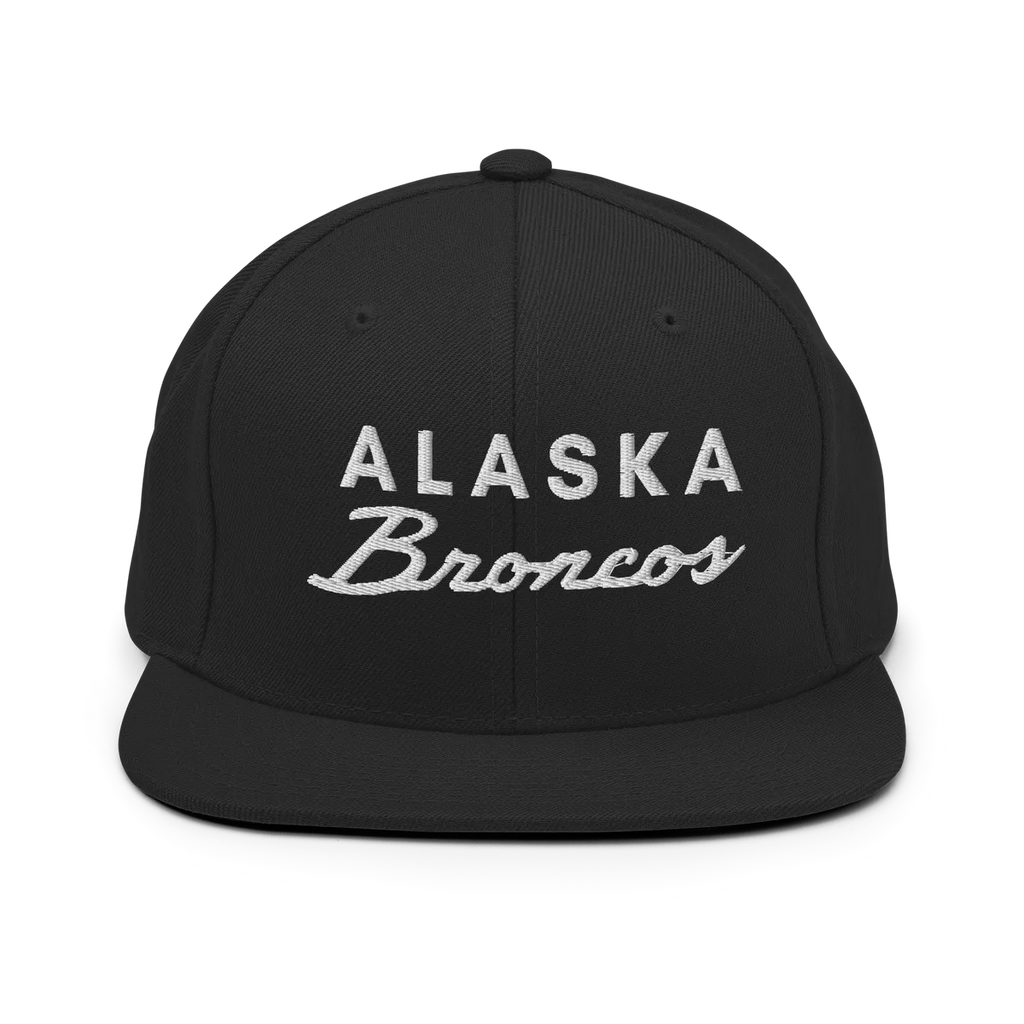 Alaska Broncos Snapback hat