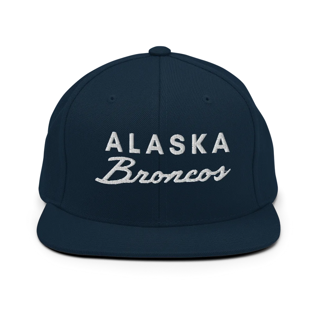 Alaska Broncos Snapback hat