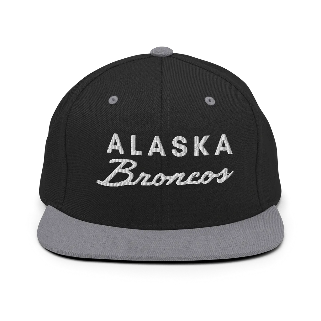 Alaska Broncos Snapback hat