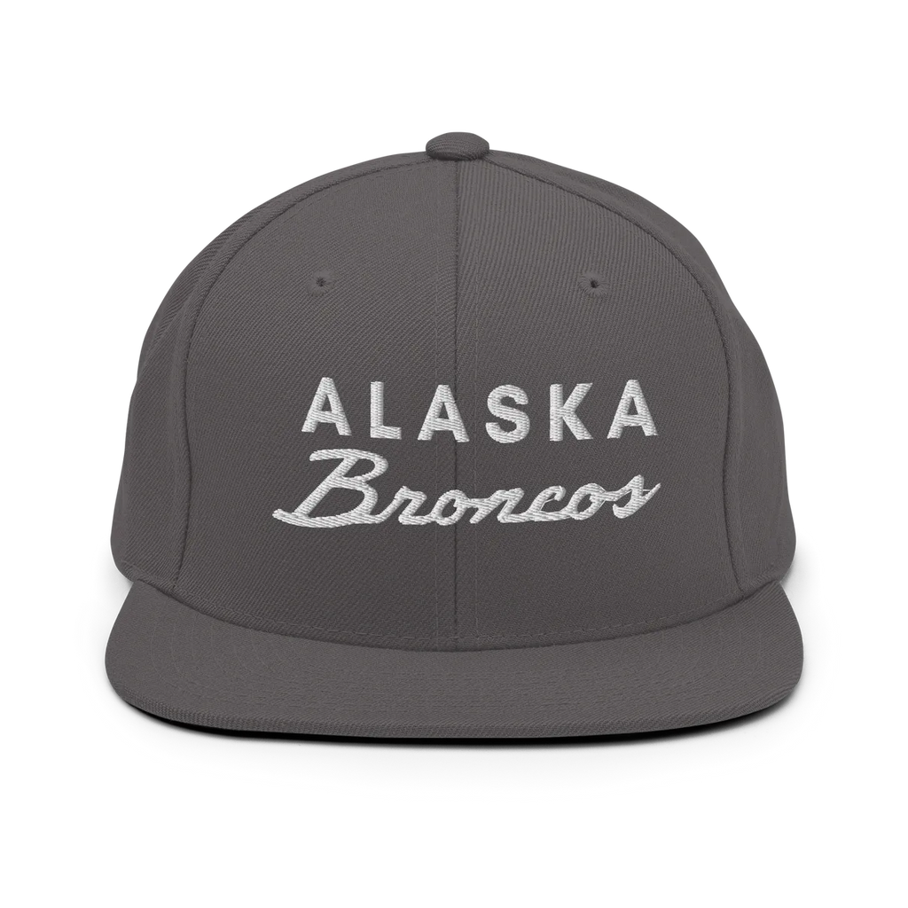 Alaska Broncos Snapback hat