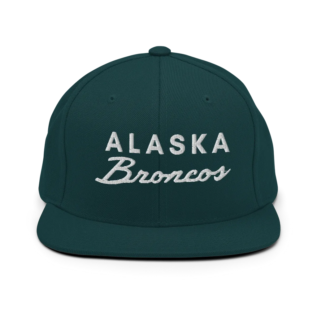 Alaska Broncos Snapback hat