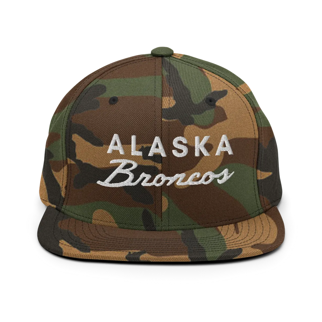 Alaska Broncos Snapback hat