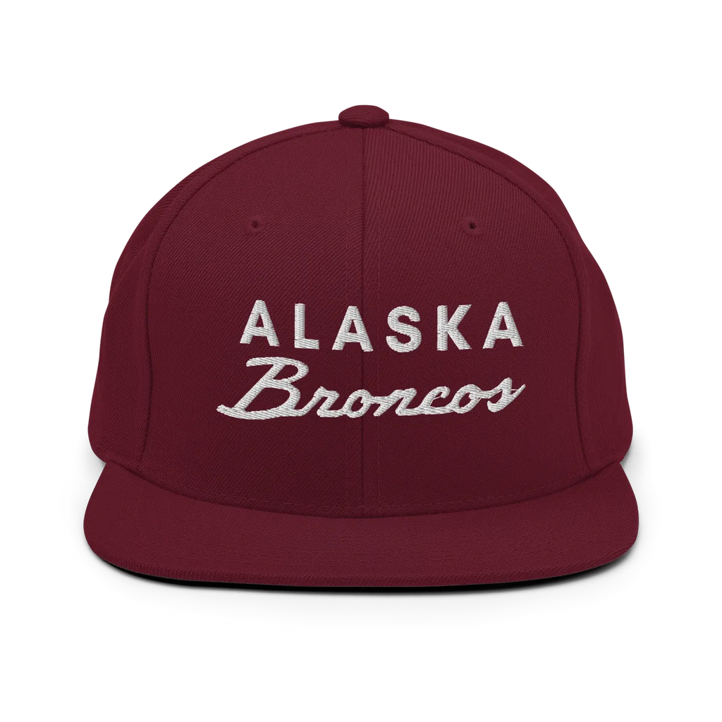 Alaska Broncos Snapback hat